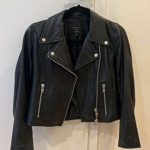 Lightly Worn Jennifer Meyer x Barney’s New York Leather Jacket - 100% Leather